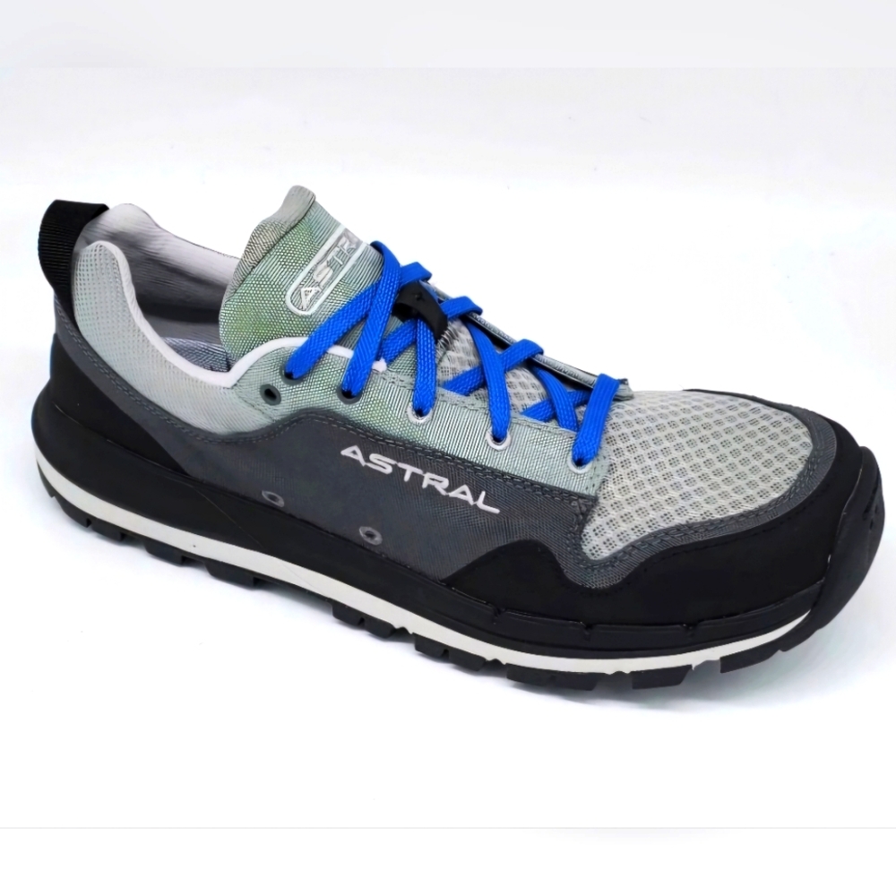 Men's 8, women's 10 Astral Tri Junction water/trail shoe.